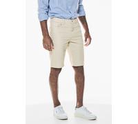Bermudas STREET ONE MEN, Herren, Gr. 34, Kurz, beige (sandy shore wash), Web, 98% Baumwolle, 2% Elasthan, unifarben, regular fit kurz, Hosen Bermudas, 5-Pocket-Style (69774054-34) sandy shore wash