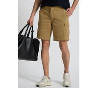 Bermudas STREET ONE MEN, Herren, Gr. 38, coastal sand, Web, 98% Baumwolle, 2% Elasthan, unifarben, regular fit kurz, Hosen Bermudas, aus Baumwolle mit Stretchanteil (38595549-38) coastal sand