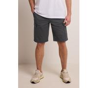 Bermudas STREET ONE MEN, Herren, Gr. 38, industrial grau, Web, 98% Baumwolle, 2% Elasthan, unifarben, regular fit kurz, Hosen Bermudas, Middle Waist (96172246-38) industrial grau