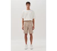 Bermudas STUDIO SEIDENSTICKER "Studio", Jungen, Gr. 46, Normalgrößen, beige (sand), 100% Baumwolle, unifarben, Hosen Bermudas (23441019-46) sand