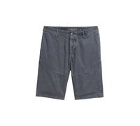 Bermudas TOM TAILOR, Herren, Gr. 32, N-Gr, grau (blauish grau), Obermaterial: 100% Baumwolle, unifarben, regular fit kniefrei, Hosen Bermudas, Sommerhose im Utility-Look (52985566-32) blauish grau