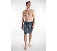 Bermudas TOM TAILOR, Herren, Gr. 54, N-Gr, blau (blau, mittel, karo), Popeline, Obermaterial: 100% Baumwolle, Hosen Bermudas, aus Popeline, in verschiedenen Größen (43186555-54) blau, mittel, karo