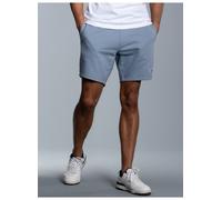Bermudas TRIGEMA "TRIGEMA Bermuda mit praktischem Kordelzug", Herren, Gr. XXL, US-Größen, blau (pearl, blau), 70% Baumwolle, 30% Polyester, Hosen Bermudas (39914113-XXL) pearl, blau
