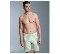 Bermudas TRIGEMA "TRIGEMA Bermuda mit Streifenmuster", Herren, Gr. XXL, US-Größen, weiß, 100% Baumwolle, Hosen Bermudas (49861251-XXL) weiß