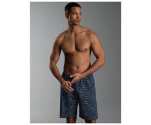 Bermudas TRIGEMA "TRIGEMA Bermuda Shorts mit freundlichem Smiley-Motiv", Herren, Gr. 3XL, Normalgrößen, blau (navy), Single Jersey, 100% Baumwolle, Basic, Hosen Bermudas (69958655-XXXL) navy