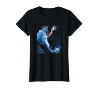 Bernard Sumner New Order Guitar Side Shot von Stephen Wright T-Shirt, Damen, Schwarz, XL