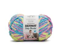 Bernat Baby Blanket BB Jelly Beans Yarn - 1 Pack of 10.5oz/300g - Polyester - #6 Super Bulky - 220 Yards - Knitting/Crochet