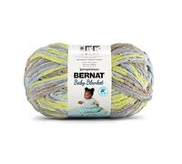 Bernat Baby Blanket BB Little Boy Dove Yarn - 1 Pack of 10.5oz/300g - Polyester - #6 Super Bulky - 220 Yards - Knitting/Crochet