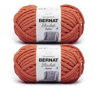 Bernat Blanket Extra - 2 Packungen mit 100% Polyester-Garn, 100% Polyester, 297 g, Orange Leaf