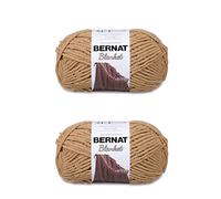 Bernat Deckensandgarn - 2 Packungen mit 300 g - Polyester - 6 super sperrig - 220 Meter - Stricken/Häkeln