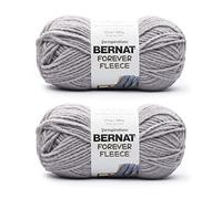 Bernat Forever Fleece Winter Waves Garn - 2 Packungen mit 280 g - Polyester - 6 super sperrig - 190 Meter - Stricken, Häkeln und Basteln
