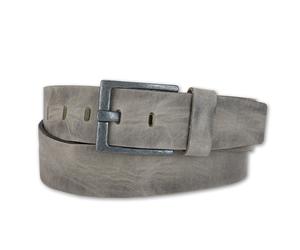 Bernd Götz 4,5 cm Walkledergürtel geprägt Taupe Braun 110