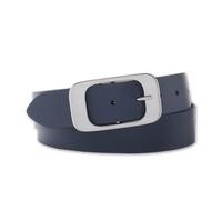 Bernd Götz 4cm Damen Softledergürtel marine Dunkelblau 95