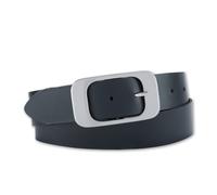 Ledergürtel BERND GÖTZ "Ledergürtel mit elegant abgerundeter Rechtecksschließe", Damen, Gr. 105, schwarz, Rindsleder, Gürtel Ledergürtel (21338866-105) schwarz