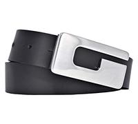 Bernd Götz Damen Leder Gürtel 30 mm Rindleder Koppelgürtel Damengürtel (100, Schwarz)