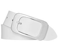 Bernd Götz Damen Leder Gürtel 40 mm weiß Nappaleder kürzbar (80 cm)
