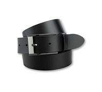 Bernd Götz Gürtel Herrengürtel Ledergürtel 351056 3,5cm Basicledergürtel (90, schwarz (0020))