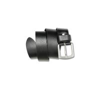 Ledergürtel BERND GÖTZ, Damen, Gr. 105, schwarz, Leder, unifarben, casual,modisch, Gürtel, mit silberfarbener Schließe (85943228-105) schwarz