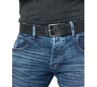 Ledergürtel BERND GÖTZ "Ledergürtel mit starker Optik und cooler Schließe", Herren, Gr. 80, schwarz, Rindsleder, Gürtel Ledergürtel (75871327-80) schwarz