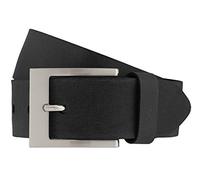 Ledergürtel BERND GÖTZ, Herren, Gr. 80, schwarz, Leder, unifarben, Gürtel Ledergürtel, mit eckiger Schließe (26628902-80) schwarz