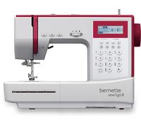 BERNETTE Freiarm Nähmaschine sew&go 8 - 197 Nähprogramme, 18 Quiltstiche, halbautom. Einfädelhilfe, Fadenabschneider, Stichlänge, Stichbreite, Nähfuß einstell