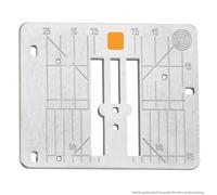 BERNINA Gerad- und CutWork-Stichplatte mm/inch Modellgruppe B1, B4 & B5