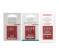 Bernina Nähmaschinennadel-Set 2 (Universal 80/ Quilt 75+90/ Embroidery 75-90/ 15 St.)