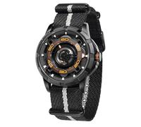 BERNY Automatikuhr Herren 50M Wasserdicht Modische Uhr Super Leuchtend Herren Analog Mechanische Armbanduhr AR Saphirglas Durchgehendes Nylonband