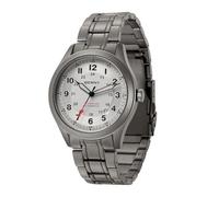 BERNY Herrenuhr Aus Titan Automatikwerk Klassische Armbanduhr Super Leuchtkraft 10ATM Wasserdicht Volltitanium AR Saphirglas