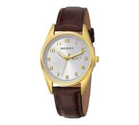 BERNY Quarz Uhr für Männer Analog Armbanduhr Mode Dress Uhr Leichte Lesbarkeit 3D Stereo Arabische Ziffernmarkierung Männliches Geburtstagsgeschenk