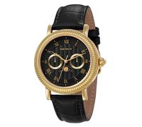 BERNY Quarzuhr Männer Armbanduhr Mondphase Analoge Uhren Casual Uhren 3ATM Wasserdichtes Echtlederarmband