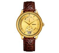 BERNY Top Luxus Herrenuhr 18K Gold Quarzuhr (Gold)