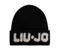 Berretto donna Liu Jo Beanie logo jacquard in lana nero C25LJ47 2F4053 M0300 22222 TAGLIA UNICA