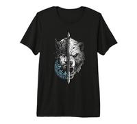 Berserker Bär Krieger Odin Runen Nordischer Kompass Wikinger Premium T-Shirt