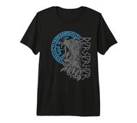 Berserker Bär Krieger Odin Runen Nordischer Kompass Wikinger Premium T-Shirt