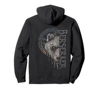 Berserker Bär Krieger Odin Runen Nordischer Kompass Wikinger Pullover Hoodie