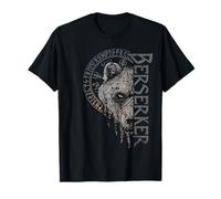 Berserker Bär Krieger Odin Runen Nordischer Kompass Wikinger T-Shirt