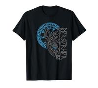 Berserker Bär Krieger Odin Runen Nordischer Kompass Wikinger T-Shirt