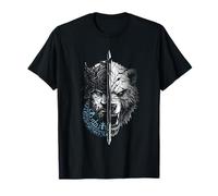 Berserker Bär Krieger Odin Runen Nordischer Kompass Wikinger T-Shirt