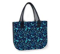 Bertoni Shopper Damen Große Handtasche aus Filz mit Reißverschluss und Innentaschen Modische Schicke Filztasche mit Elegantem Design Muster Bunt für Sommer Uni Alltag Einkauf (Oleander)