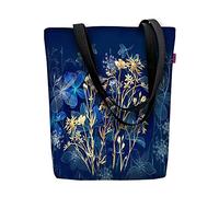 Bertoni Stofftasche mit Aufdruck Midnight - Praktische und solide Einkaufstasche mit Reißverschluss - Große Auswahl an Designs - Tragetasche, Stoffbeutel, Dameneinkaufstasche, Einkaufsbeutel