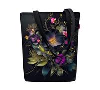 Bertoni Tasche Schultertasche Einkaufstasche Umhängetasche Shopper Tote Bag Handtasche Codura Mit Reißverschluss Sunny 40x36x2 cm Maura