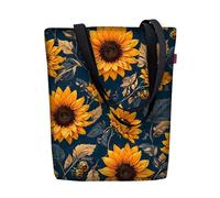 Bertoni Tasche Schultertasche Einkaufstasche Umhängetasche Shopper Tote Bag Handtasche Codura Mit Reißverschluss Sunny 40x36x2 cm Viviane