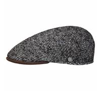Bertonico Herringbone Flatcap by Lierys braun-blau L (58-59 cm)