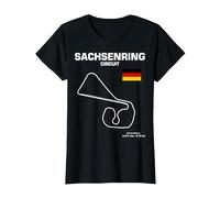 Berühmte Schaltkreisumrisse T-Shirt, Damen, Schwarz, XS