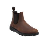 Berufsschuh CARHARTT "Chelsea" Gr. 46, braun (dunkelbraun), 46, Obermaterial: 50% Rindsleder Leather cow. 50% Lammleder LEL., Schuhe (29842318-46) dunkelbraun