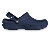 Berufsschuh CROCS "BISTRO" Gr. 43, blau (navy), 43, Croslite™, Schuhe, Clog, Clog für Gastronomie, Pflege, Krankenhaus mit geschlossenem Fußbereich (95579758-43) navy