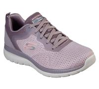Berufsschuh SKECHERS "BOUNTIFUL - QUICK PATH", Damen, Gr. 42, lavendel, Lederimitat, Textil, Schuhe, Freizeitschuh, Halbschuh, Schnürschuh mit gepolsterter Innensohle (97904851-42) lavendel