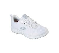 Skechers Damen Ghenter Bronaugh Sneaker, White Mesh Water And Stain Repellent Treatmen, 38 EU