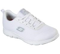 Berufsschuh SKECHERS "Ghenter-Bronaugh Schnürschuh" Gr. 40, weiß, 40, Synthetik, Textil, Schuhe, Berufsschuh, Schnürschuh für Gastronomie mit Skechers Memory Foam Innensohle (75868468-40)